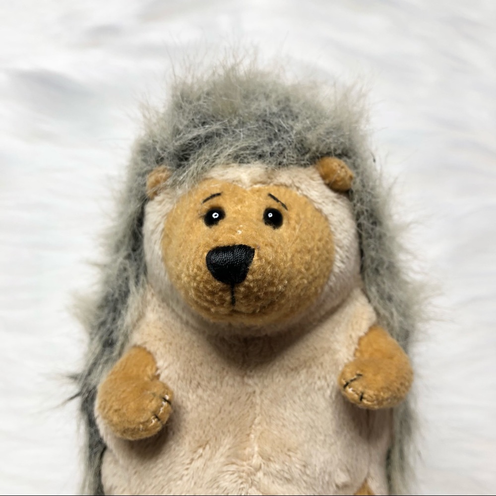 WEBKINZ Hedgehog Plush Stuffed Animal Brown Ganz